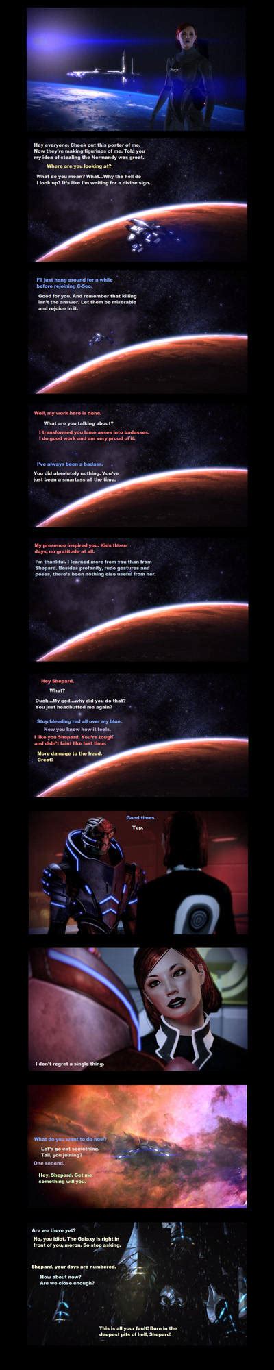 Mass Effect Flashback End By Pomponorium On Deviantart