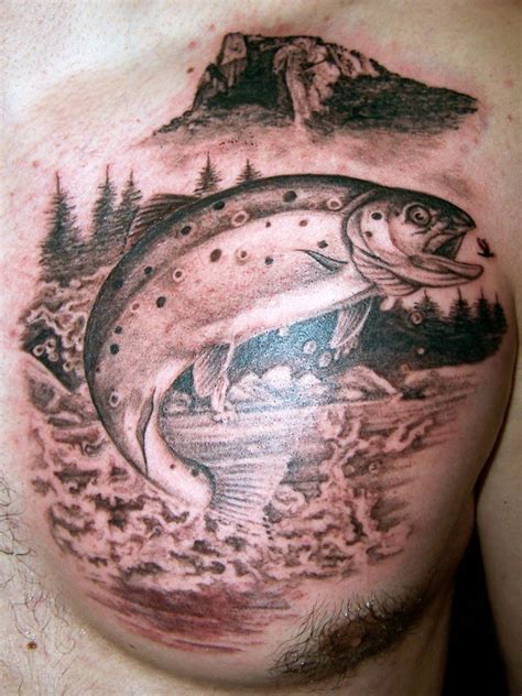 Fly Fishing Trout Tattoos