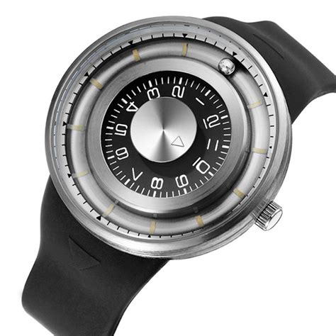 Магнитные наручные часы Time Machine (silver) купить