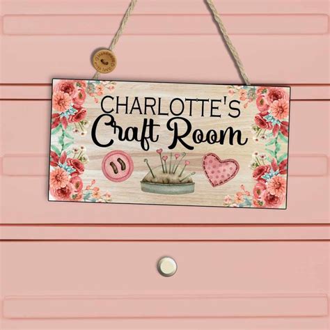 Personalised Craft Room Sign Craft Room T Craft Sign Craft Etsy Uk