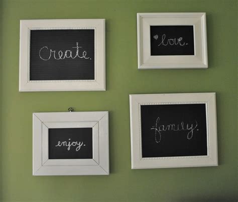 Jessicandesigns Picture Frame Chalk Boards Diy