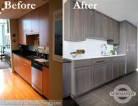 45 Restaining Kitchen Cabinets Before And After  Blueceri