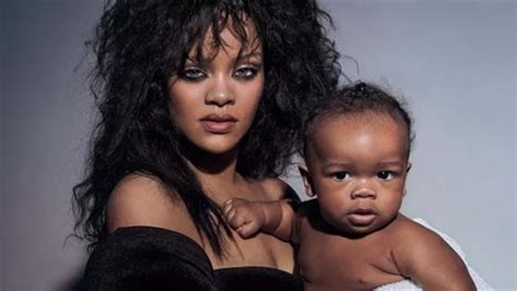 Rihanna Divulga Fotos Inéditas Do Seu Filho Com Aap Rocky Rap Mais