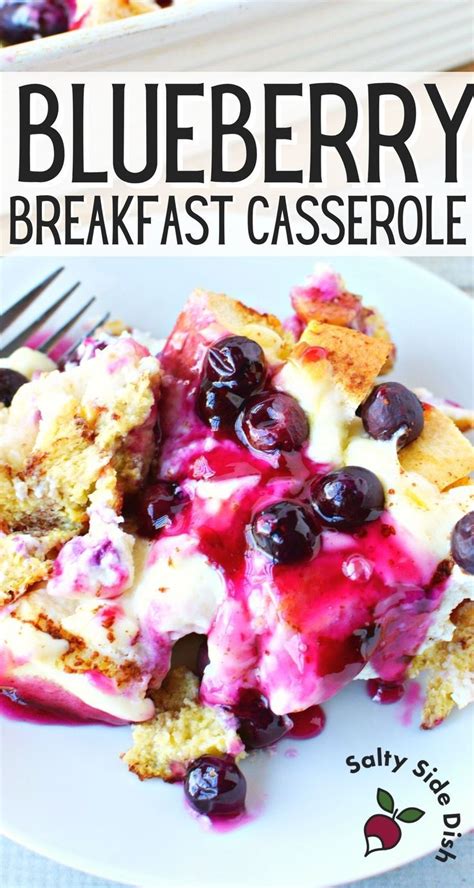 Blueberry Croissant Breakfast Bake Easy Overnight Breakfast Casserole
