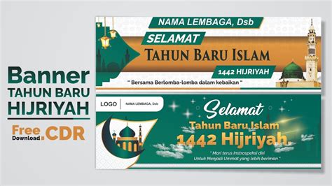 free download spanduk tahun baru islam 1443 hijriyah 2021 youtube