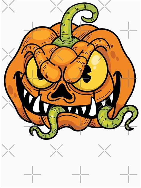 Evil Zombie Halloween Pumpkin Essential T Shirt By Thegrooveshack