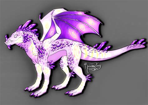 Amethyst The Crystal Dragon By Rainbowfoxy — Weasyl