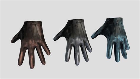 Leather Gloves Buy Royalty Free 3d Model By 3dia F1a11e5