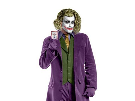 The Dark Knight Trilogy Joker Suit Deluxe Adult Costume