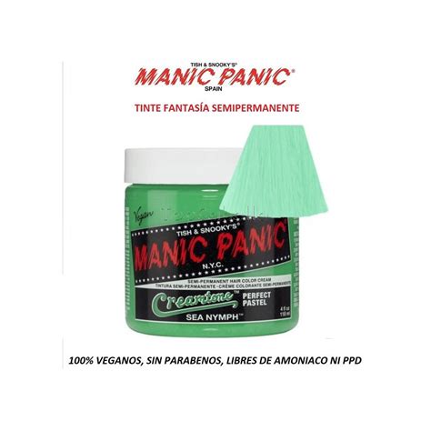 Tinte Fantasía Semipermanente Manic Panic Classic Sea Nymph Sin Parabenos Amonicaco Ni Ppd