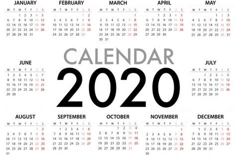 Kalender 2020 Yang Ada Tanggal Merah