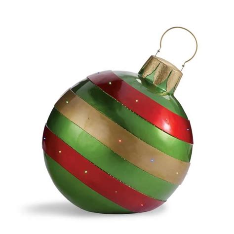 Target.com has been visited by 1m+ users in the past month Fiber Optic LED Multi-stripe Ornament | Frontgate ...