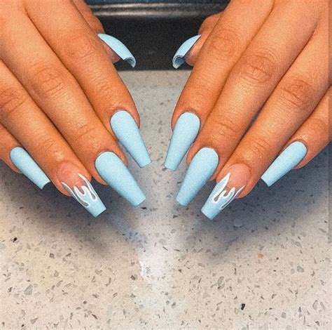 Coffin Light Blue Nails Cheap Sellers Save 54 Jlcatjgobmx