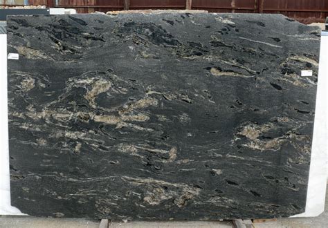 Black Cosmic Granite Slab Polished Black Brazil Fox Marble