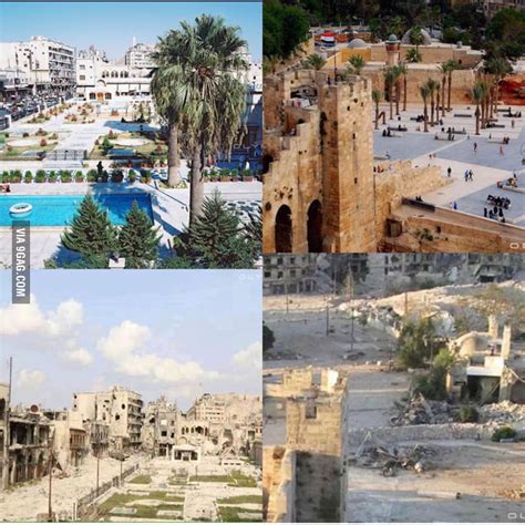Syria Aleppo Before And After War 9gag