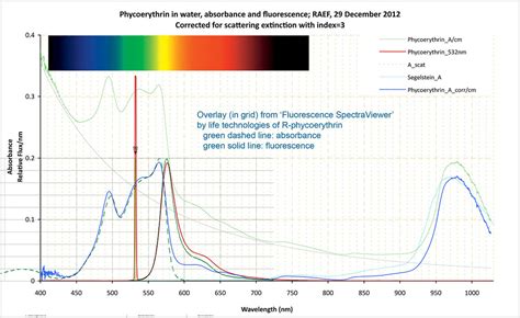 Phycoerythrin In Water Absorbance And Fluorescence Flickr