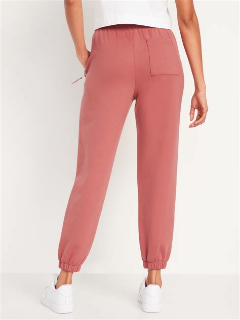 High Waisted Dynamic Fleece Pintucked Sweatpants For Women Old Navy