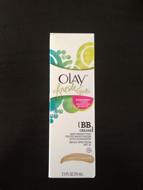 Olay Fresh Effects Bb Cream In Light To Medium Sunvoxbox Olay Fresh