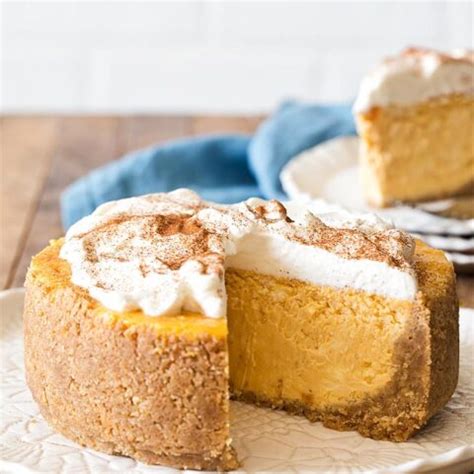 Fill a separate small bowl with sugar, and roll each ball in the sugar. 6 Inch Pumpkin Cheesecake Recipe - Homemade In The Kitchen