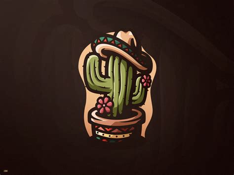 Cactus Mascot Logo By Ali Arda On Dribbble