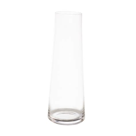 Thin Tapered Glass Vase Clear 11 Royal Imports