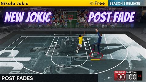 NEW SEASON 3 JOKIC POST FADE NBA 2K22 YouTube