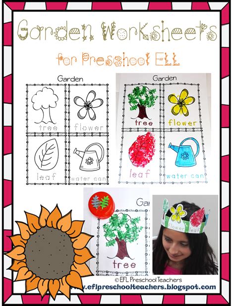 Eslefl Preschool Teachers Garden Theme Resources For The Preschool Ell