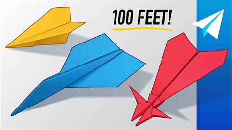 How To Make 3 Epic Paper Airplanes That Fly Far — Best Planes In The