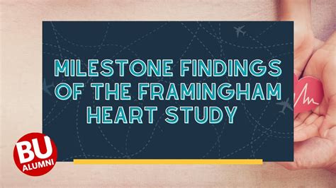 Take Heart The Milestone Findings Of The Framingham Heart Study Youtube