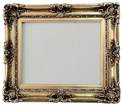 Gold Decorative Mirror Picture Frame With Gold Leaf 16x20 Traditional