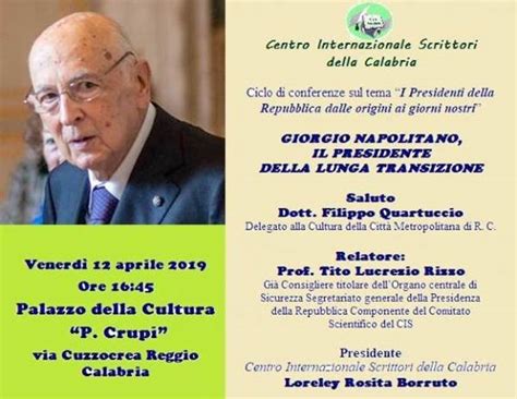 Il sistema totale che ha distrutto berlusconi e lo stato di diritto. REGGIO - La conferenza su Giorgio Napolitano, il ...