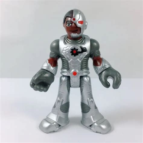 Imaginext Dc Super Friends Justice League Cyborg Figure Two Hands Version New 390 Picclick