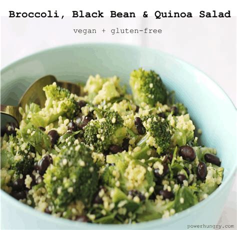 Broccoli Black Bean And Quinoa Salad Vegan And Gluten Free