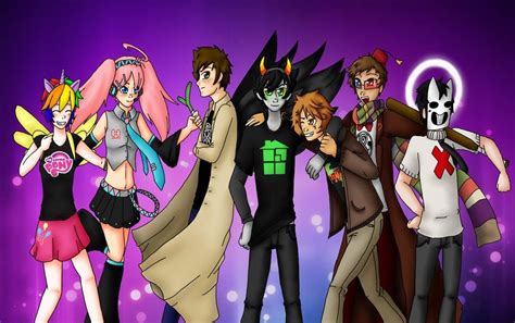 Fandomstuck In Order From Left To Right Mlp Vocaloid Supernatural