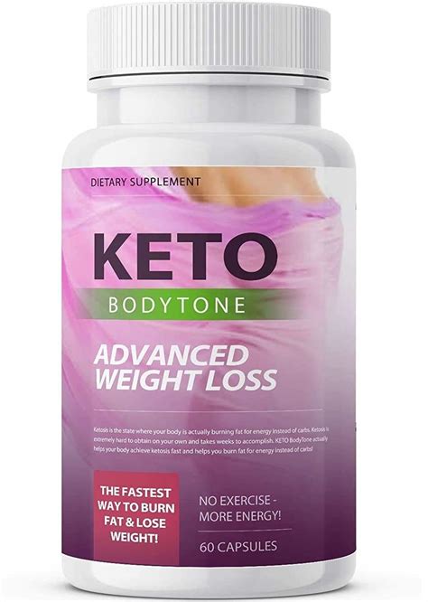 Keto Bodytone Advanced Weight Loss 60 Capsules 1 Month Supply