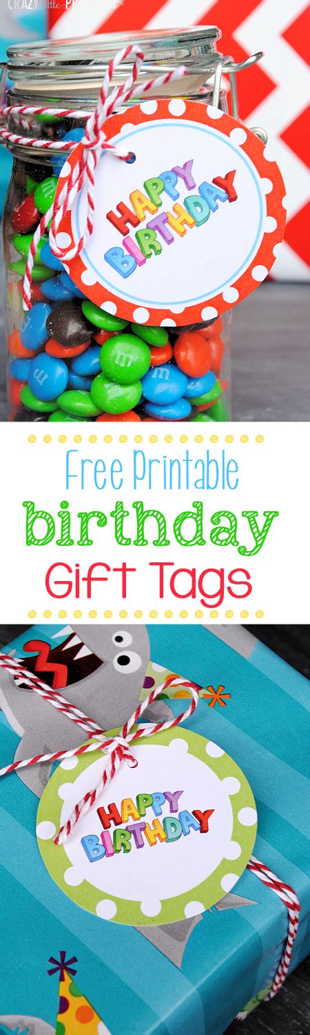 Perhaps you've noticed your fair share of restaurant deals on your special day. Free Printable Birthday Gift Tags