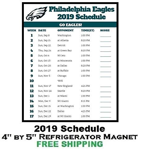 Nfl 2022 Schedule Eagles