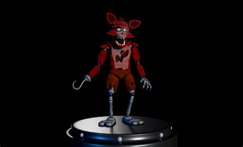 Foxy The Pirate Fox Realistic Render By Gobbysmop On Deviantart