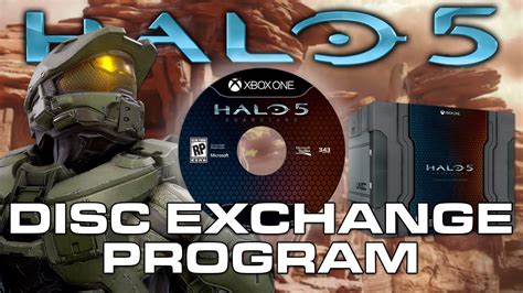 Halo 5 Guardians Limited Collectors Edition Disc Exchange Program