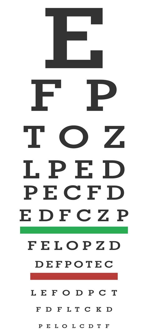 Printable Eye Chart Eye Chart Printable Eye Chart Eye Test Chart