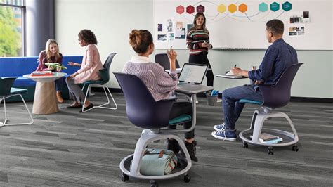 Node Classroom Seating And Mobile Tablet Arm Chair Steelcase