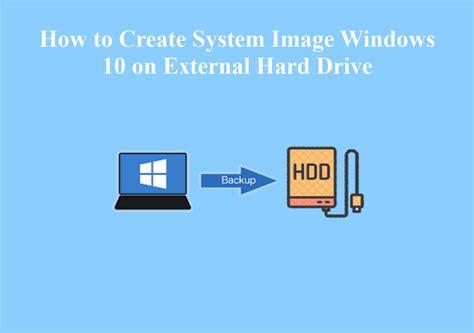 How To Create System Image Windows 10 On External Hard Drive Easeus