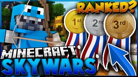 Minecraft Skywars Ranked Skywars Hypixel Ranked Skywars Youtube