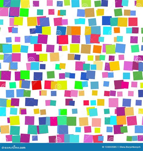 The Background Of Different Colored Squares Of Different Sizes Located