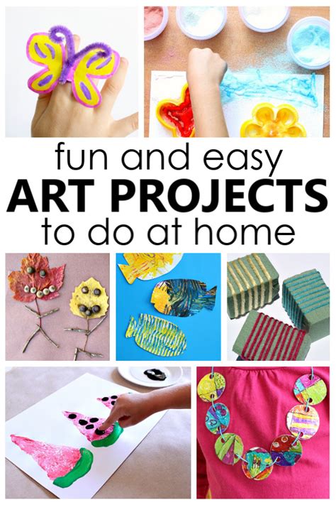 Easy Art Projects to Do at Home  Fantastic Fun & Learning  Preschool
