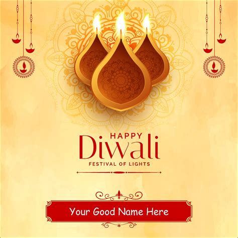 Diwali Greeting Download Free Personalized Diwali Greeting Card
