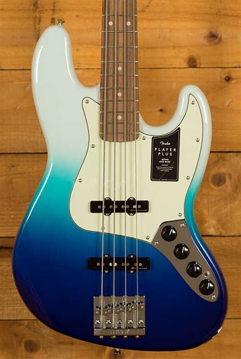 Fender Player Plus Jazz Bass Pau Ferro Belair Blue Reverb
