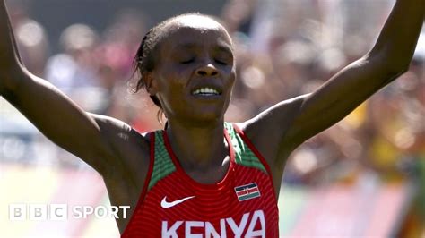 Rio Olympics 2016 Jemima Sumgong Wins Womens Marathon For Kenya Bbc