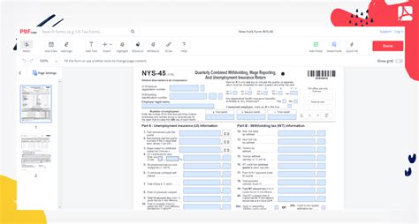 Fillable Nys 45 Form Printable Forms Free Online