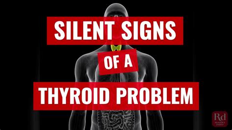 Silent Signs Of A Thyroid Problem Youtube